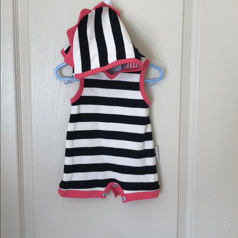 0-6M Purl Lamb Striped Romper